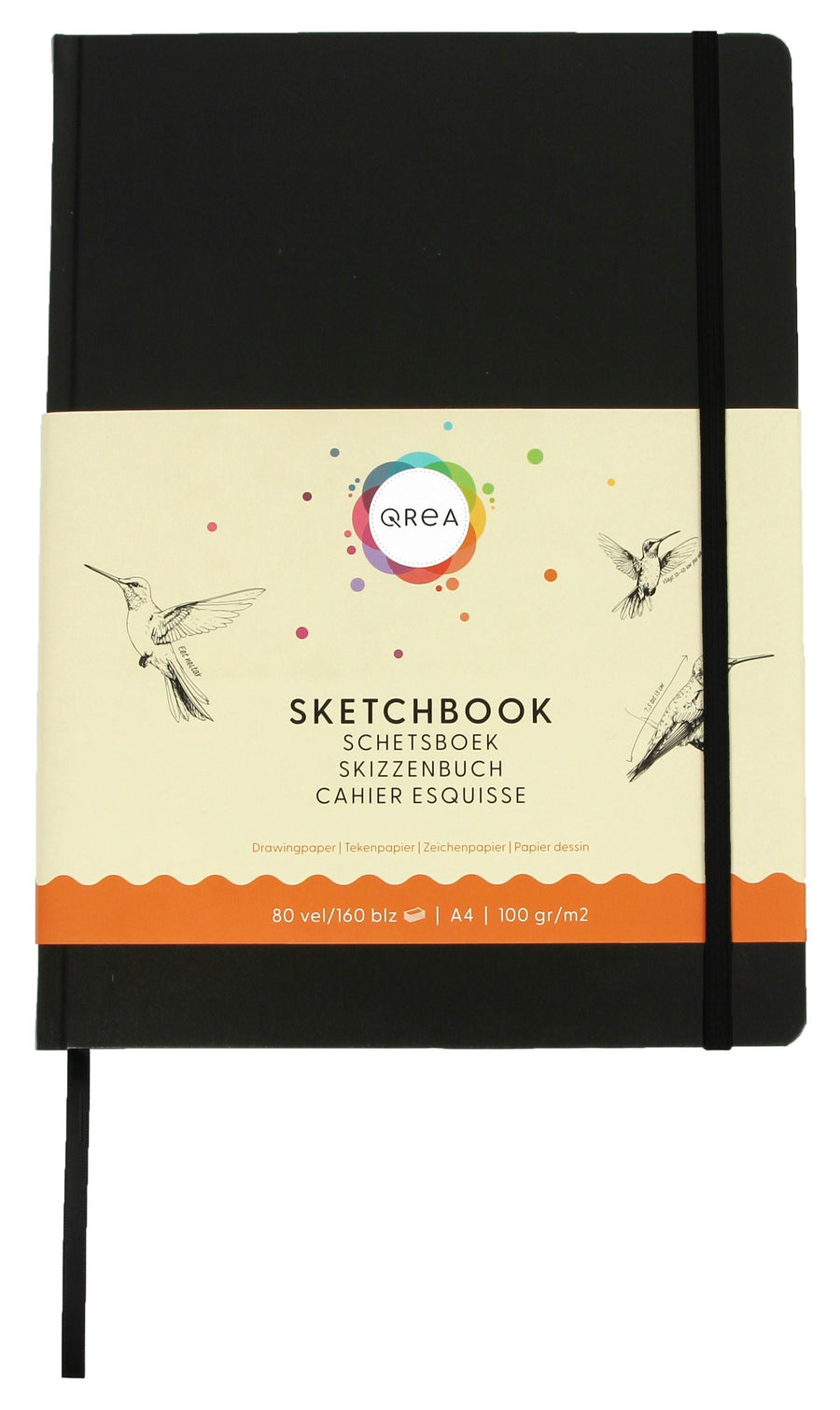 Tekenboek Qrea A4 100gr 80vel