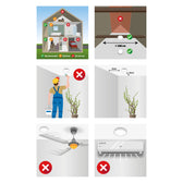 Rookmelder Alecto mini 2 stuks met 5 jaarbat wit - afbeelding 4