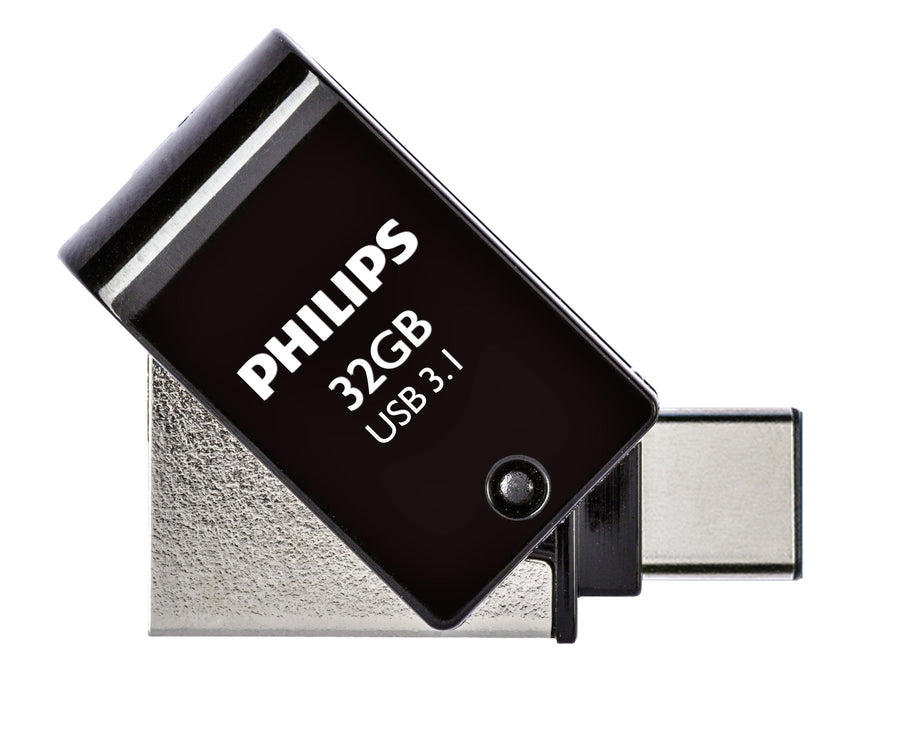 USB stick 3.1 Philips USB C 2in1 32GB zwart