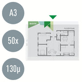 Showtas Leitz Premium PP A3 landscape transparant - afbeelding 4