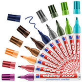 Viltstift edding 3000 rond 1.5-3mm oranje - afbeelding 6
