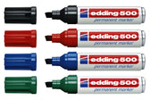 Viltstift edding 500 schuin 2-7mm groen - afbeelding 2