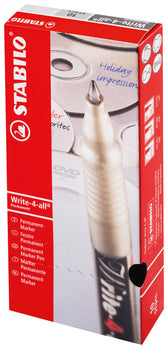 Viltstift STABILO Write-4-all 156/46 F zwart - afbeelding 4