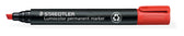 Viltstift Staedtler Lumocolor 350 schuin 2-5mm rd