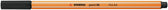 Fineliner STABILO point 88/46 F zwart - afbeelding 2