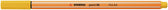 Fineliner STABILO point 88/44 F geel - afbeelding 2