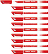 Fineliner STABILO Sensor 189/40 F rood - afbeelding 6