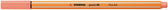 Fineliner STABILO point 88/26 F abrikoos - afbeelding 2