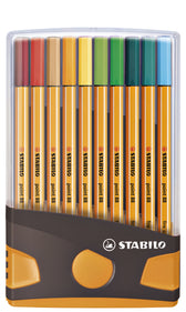 Fineliner STABILO point 88/20 etui dgs/or F ass
