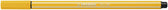 Viltstift STABILO Pen 68/44 M geel - afbeelding 2
