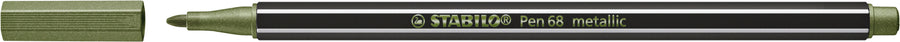 Viltstift STABILO Pen 68/843 M metallic lichtgroen