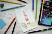 Kleurpotlood STABILO 1624 aquacolor Arty 24st ass - afbeelding 5