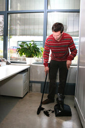 Handveger Rubbermaid Exec Lobby lange steel zwart - afbeelding 4