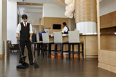 Stofblik Rubbermaid Exec Lobby lange steel zwart - afbeelding 5