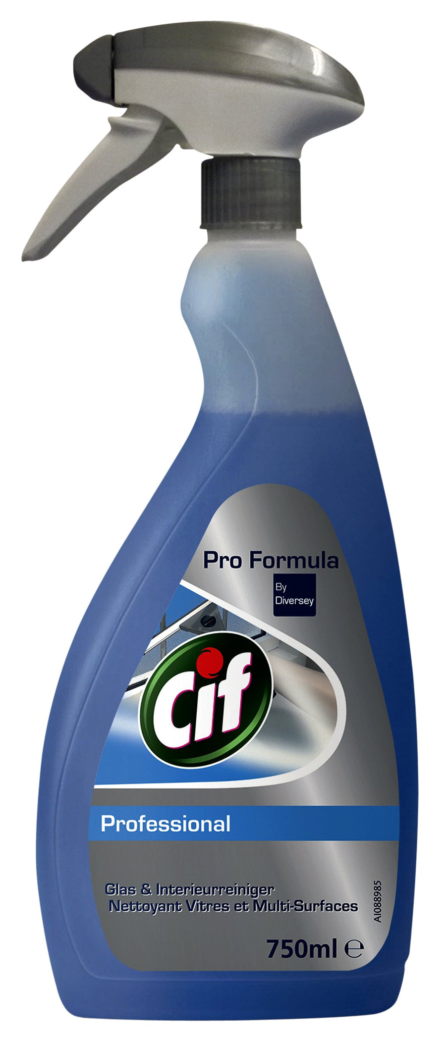Glas en interieurreiniger Cif prof spray 750ml