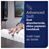 Handdoekrol Tork H1 Advanced 2laags 150m wit - afbeelding 4