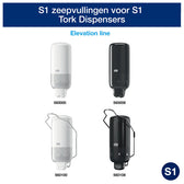 Handzeep Tork S1 Premium vloeibaar ongeparfumeerd - afbeelding 4