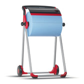 Poetspapierdispenser Tork W1 vloerstandaard rood - afbeelding 3