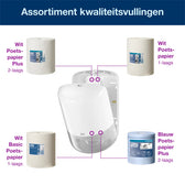 Poetspapierdispenser Tork M2 Elevation wit - afbeelding 5