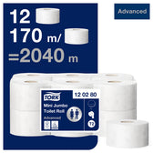 Toiletpapier Tork T2 Advanced jumbo klein wit - afbeelding 9