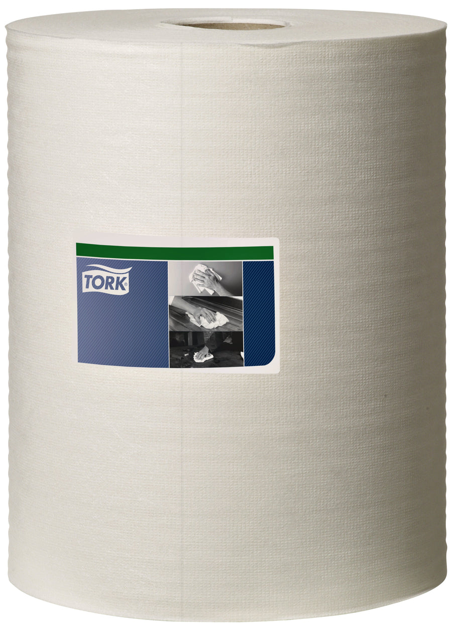 Reinigingsdoek Tork W2 Premium 1laags 106m wit