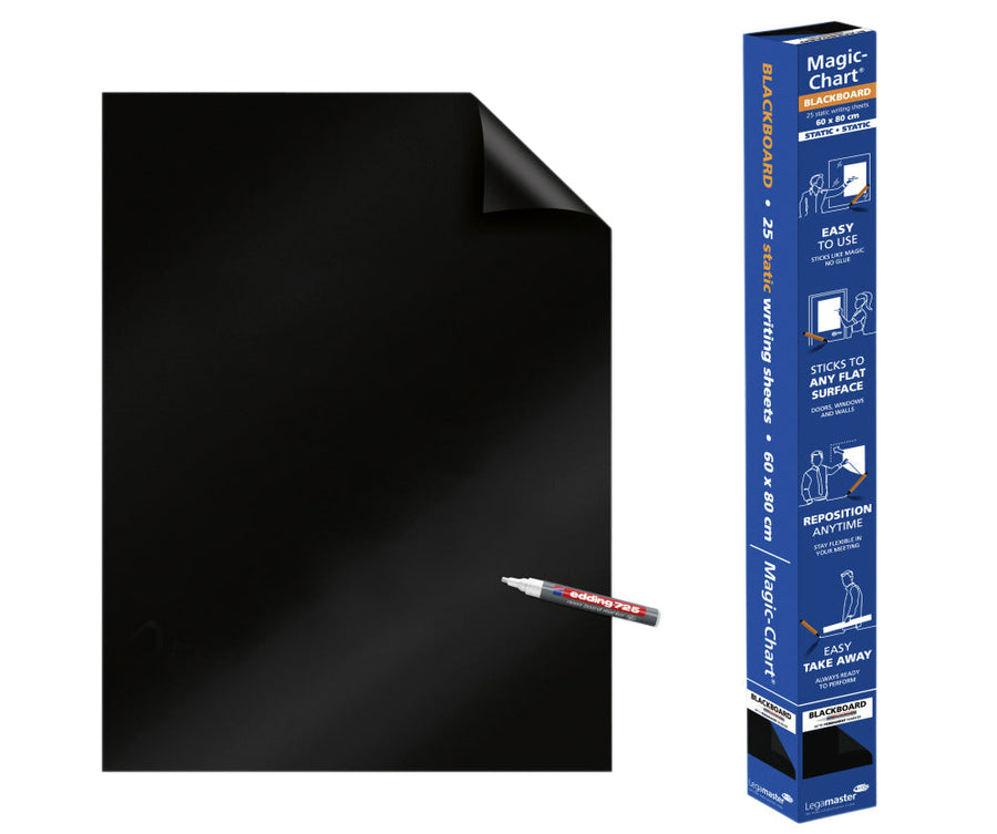 Magic Chart Legamaster Whiteboard 600x800mm zw 25v
