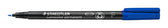 Viltstift Staedtler OHP Lumo F 318 perm blauw - afbeelding 3