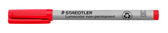 Viltstift Staedtler OHP Lumo M 315 non perm rood - afbeelding 5