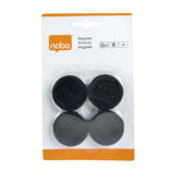 Magneet Nobo 38mm zwart 4 stuks - afbeelding 2