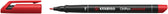Viltstift STABILO OHP 842/40 rond F rood