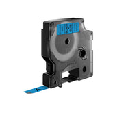 Labeltape Dymo LabelManager D1 polyester 9mm blauw - afbeelding 5
