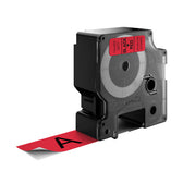 Labeltape Dymo LabelManager D1 polyester 24mm rood - afbeelding 5
