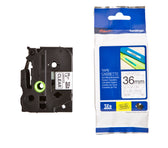 Labeltape Brother Ptouch TZe161 36mm transparant - afbeelding 3