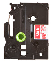Labeltape Brother Ptouch TZe435 12mm rood - afbeelding 2