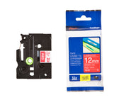 Labeltape Brother Ptouch TZe435 12mm rood - afbeelding 3