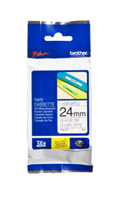 Labeltape Brother Ptouch TZe151 24mm transparant