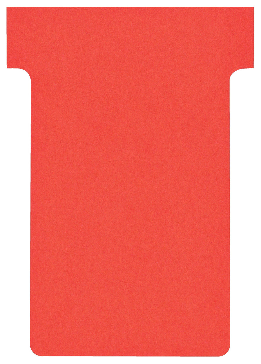 T-kaart Nobo nr.2 48mm rood 100 stuks