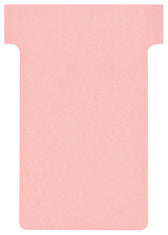 T-kaart Nobo nr.2 48mm roze 100 stuks