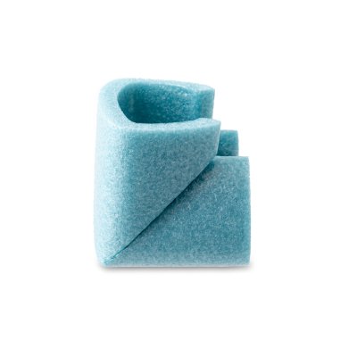 Schuimprofiel U 35x43x100mm blauw recycled polyethyleen