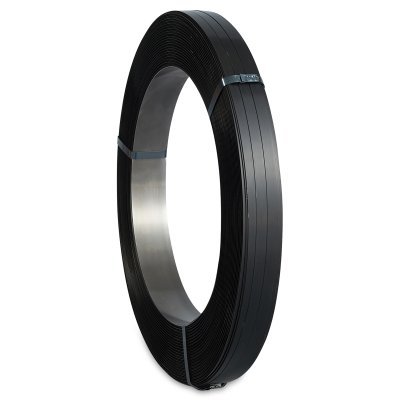 Omsnoeringsband zwart staal lacquered 19 mm x 1000 m