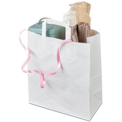 Kraft zak gerecycleerd wit 70 g/m² 110 mm x 220 mm