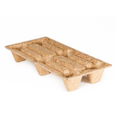 Moulded Pallet Inka F 36 bruin 400 x 800 x 130