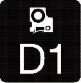 Labeltape Dymo LabelManager D1 polyester 9mm wit - afbeelding 3