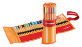 Fineliner STABILO point 88/30 rollerset F ass 30st