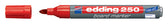 Whiteboardmarker edding 250 rond 1.5-3mm rood