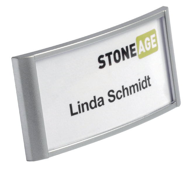 Badge Durable 8542 classic magneet 34x74mm zgs