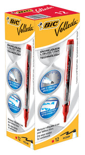 Whiteboardmarker Bic liquid rond M rood - afbeelding 3