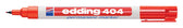 Viltstift eddING 404 rond 0.75mm rood