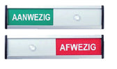 Infobord aanwezig afwezig 125x30mm