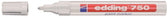Paintmarker edding 750 oliebasis 2-4mm wit